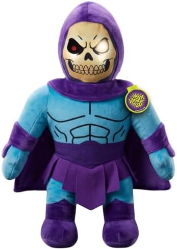 Masters of The Universe Skeletor Super Soft Cozy Light Up Cuddle Pillow Buddy for Comfort, (Officially Licensed Product) By Franco by Franco