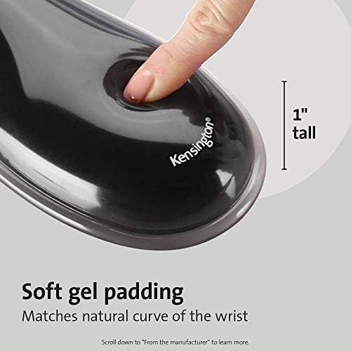 Kensington Duo Gel Keyboard Wrist Rest - Gray (K62395US) - Image 2