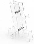 Headphone Stand and Controller Stand-2-in-1 Headset Holder & Dual Gamepad Organizer for Desk, Universal Gaming Desk Accessories for PS5, Xbox Series X/S, Switch - Clear Acrylic by Unknown