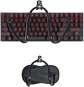 2 Pack Universal Keyboard and Mouse Wall Mount Storage Organizer, Keyboard & Mouse Wall Clip Wall Hanger Wall Display Storage Holder Keyboard Stand - No Keyboard No Mouse - No Falling by Unknown
