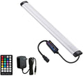 Dimmable Under Cabinet Lighting, RGB LED Light Bar, RF Remote Control Lamp, Multicolor Under Counter Lights for Desk, Room, Cupboard, Hallway, Shelf, Closet (12 Inch) by LAIFUNI
