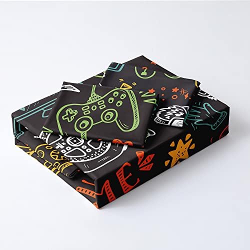 3D Print Gamepad Duvet Cover Set Gaming Comforter Covers and Pillowcases King Size Black Color Bed Set Gamer Beddings Boy Kid Bedroom Decorations - Image 3