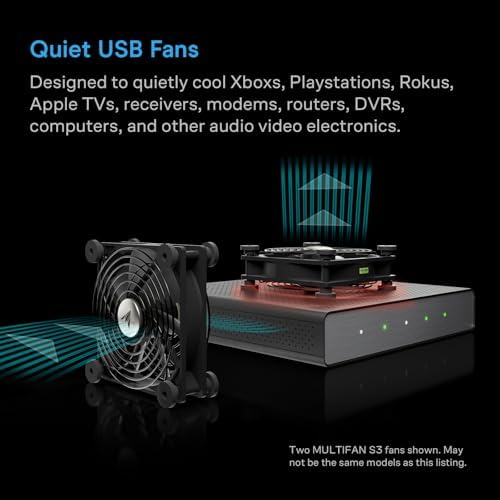 AC Infinity MULTIFAN S3, Quiet 120mm USB Fan. - Image 2