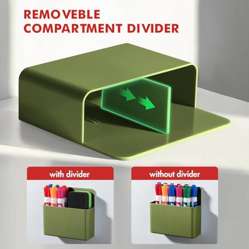 BEYGORM Plastic Magnetic Pen Holder, Powerful Magnet, 2 Pack - Image 4