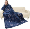 Catalonia Wearable Blanket with Sleeves for Women & Men, Fleece Wrap Throw by Catalonia
