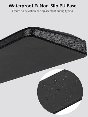 Cooling Gel Keyboard Wrist Rest, Ergonomic 17.13” Full-Size Wrist Support | Relieve Pain, Prevent Injuries, Smooth & Soft Keyboard Non-Slip Palm Rest for Long Hours of Work, Gaming, Studying, Typing - Image 4