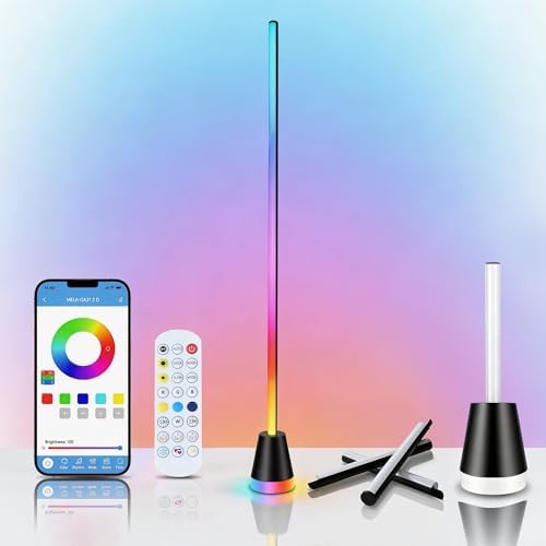 Smart LED Corner Floor Lamp 1000LM Dimmable by Unknown