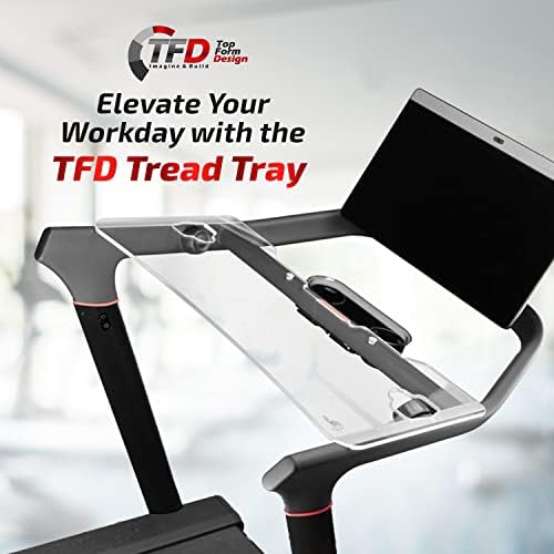 TFD Tread Tray 2.0 for Peloton Tread, Clear, Made in USA - Image 2