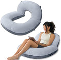 INSEN Reading Pillow, Back Pillow for Sitting in Bed and Couch, Gaming Pillow for Adults, Sit Up Support for Bed by INSEN
