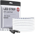BTF-LIGHTING 3mm Width Ultra Thin COB LED Strip Light Cool White 6000K by BTF-LIGHTING