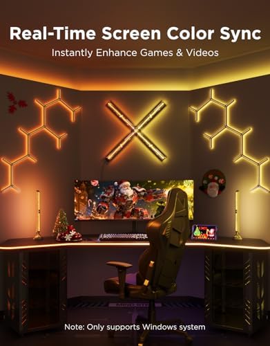 Govee Gaming Light Bars Pro,16-Inch Smart RGBIC Wi-Fi LED Game Lights - Image 4