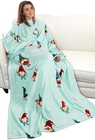 Catalonia Wearable Blanket with Sleeves for Women & Men, Fleece Wrap Throw by Catalonia