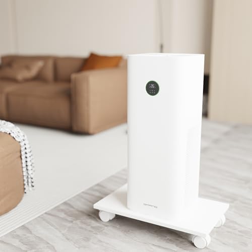 CPU Stand、Mobile CPU Holder、Computer Tower Stand with 4 Caster Wheels Fits for PC、Printer、Most Computer Tower、Office、Home、Planter Caddies、Dog Bowl Stand (White) - Image 6