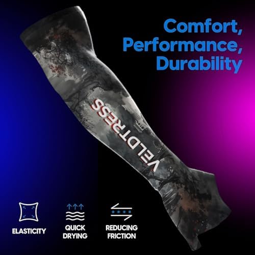 Gaming Arm Sleeve for PC Gamers - Breathable Wrist & Forearm Support, Ideal for FPS Aiming, Koi & Sakura Designs - Image 2