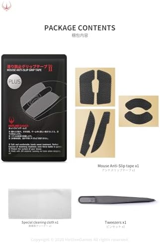 HOTLINEGAMES [ Grip Upgrade 2.0 Plus Mouse Anti Slip Grip Tape Compatible with Logitech G Pro X Superlight 2C Gaming Mouse Skins, Sweat Resistant, Cut to Fit,Easy Apply, Performance Upgrade - Image 7