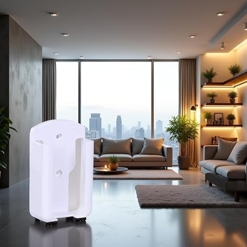 White Air Conditioning Controller Stand,Remote Control Holder Rack,Organizer Self Adhesive Media Storage Box,Case Free Stand,Applied to School,Office and Homes,Air Conditioner Parts and Accessories - Image 4