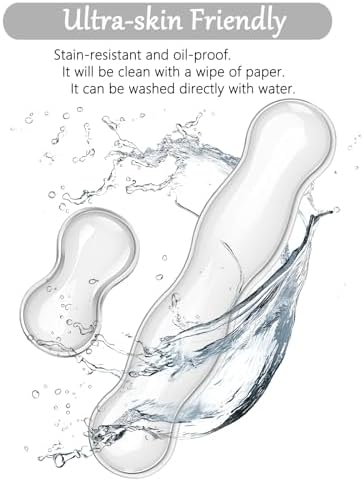 Gel Wrist Rest for Keyboard and Mouse Transparent Acrylic Tilted Keyboard Riser for Desktop Ergonomic Computer Keyboard Stand Holder for Desk Silicone Mouse Wrist Pad Support 60% 68% 75% White - Image 6
