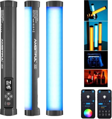 AMBITFUL A2 RGB Tube Light-Full Color Magnetic Video Light Stick by Ambitful