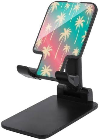 Collapsible Coconut Palm Tree Red Green Desktop Phone Holder by Unknown