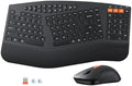 MEETION Ergonomic Split Keyboard and Mouse Combo, Bluetooth Wireless by MEETION