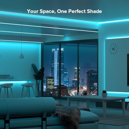 BTF-LIGHTING 5V USB COB LED Strip Lights 3.28FT Ice Blue Color for TV - Image 4