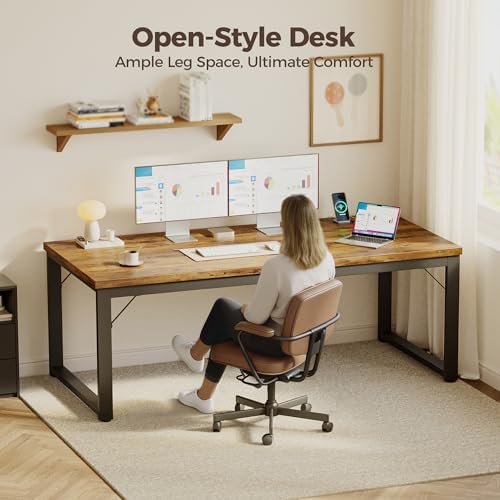 Mericonia 54 Inch Computer Desk, 1.2" Thick Heavy Duty Office Table - Image 5