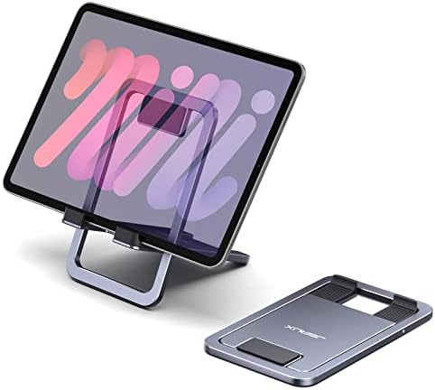 JSAUX Universal Tablet Stand, Fold-Flat Adjustable Holder, Gray by JSAUX