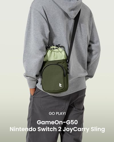 tomtoc Sling Crossbody Bag for Nintendo Switch 2/ Switch OLED Slim Case - Image 3
