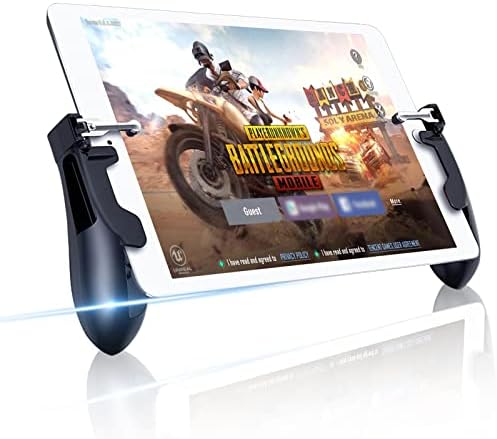 Mobile Game Controller for iPad/Tablets, Sensitive Shoot Aim Gamepad Trigger for PUBG/Knives Out, Handgrip for Tablet & Smartphones by Ytuomzi