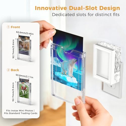 Briignite LED Night Lights Plug Into Wall Decorative Picture Frames RGB - Image 3