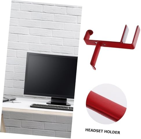 Lurrose Adjustable Headphone Rack Metal Under Desk Clamp Punch-Free Hook for Headsets Suitable for Gamers and Home Office Space-Saving Design - Image 5