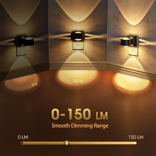 Briignite Night Light Projector, LED Night Lights Plug into Wall Rotating - Image 2
