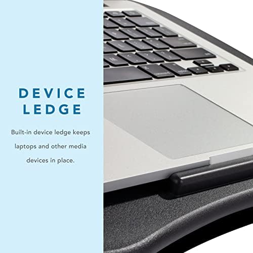 LAPGEAR Basic Lap Desk – Black, Fits 15.6” Laptops - Image 5