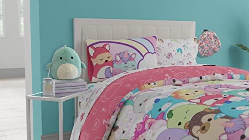 Franco Squishmallows Bedding Super Soft Comforter and Sheet Set with Sham, 7 Piece Queen Size - Image 6