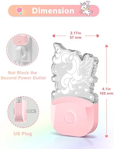 L LOHAS LED Kids Night Light, Cute Horse Night Light for Kids, Colored Mode - Image 7