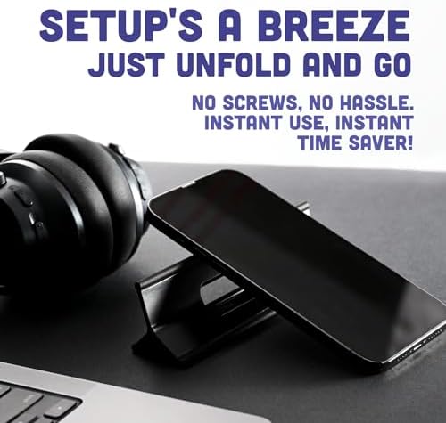 Steepy Portable Laptop Stand for Desk Adjustable Height, 13-17 Inch Devices - Image 5