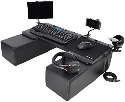 Couchmaster Tablet Holder Dock Stand, 7" - 10.1", eReader Mount for lapdesks with Bendable arm, for CYBOT, CYCON, CYWORX by nerdytec - Image 4
