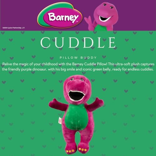 Collectibles Barney Classic Bedding Super Soft Plush Decorative Throw Pillow, (Officially Licensed Product) By Franco - Image 2