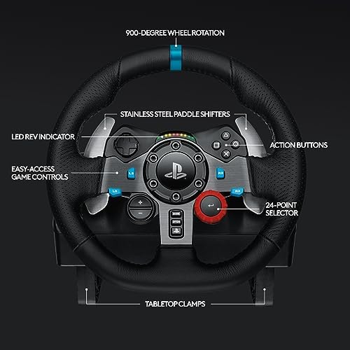 Logitech G29 Racing Wheel and Pedals for PS5/PS4/PC - Image 6