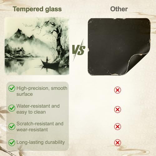 Glass Mousepad, Hard Surface Gaming Mouse Pads, Mousepad Gaming, Glasspad - Image 4
