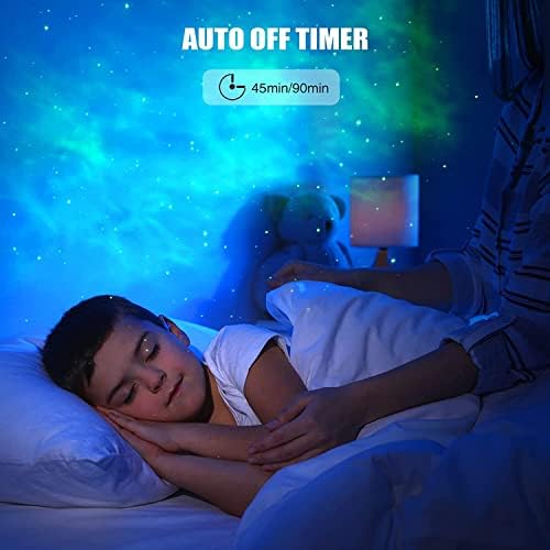 SFOUR Astronaut Galaxy Projector Night Light，Lights for Bedroom,Kids Room Decor Aesthetic, Adjustable Head Angle,Gift for Kids Adults Home Party Ceiling Decor，Christmas Gift - Image 5