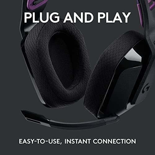 Logitech G535 Lightspeed Wireless Gaming Headset - Black - Image 4