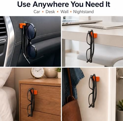 Sun Glasses Holder for Car Home Desk Orgaizer 3D Printed - Image 4