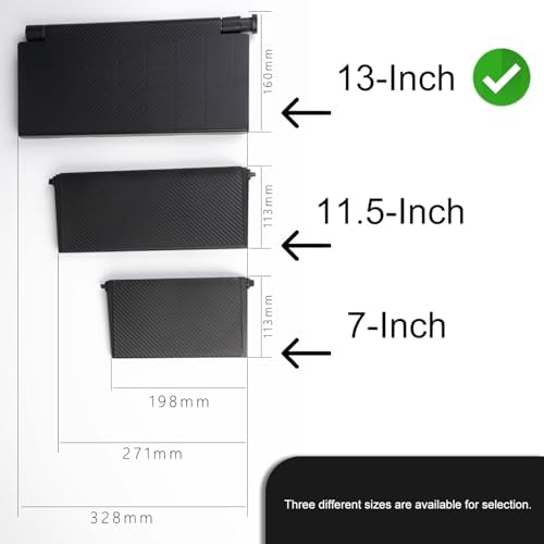 13 Inch Adjustable Screen Top Shelf Organizer for TV Computer Monitor Flat Screen, Large TV Mount Top Shelf Used To Place Soundbar Cable Box Speakers Apple TV Play-station Camera Frames Remote - Image 2