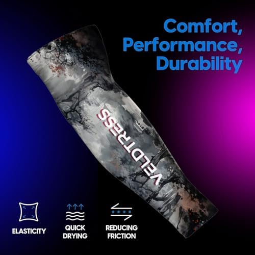 Gaming Arm Sleeve for PC Gamers - Breathable Wrist & Forearm Support, Ideal for FPS Aiming, Koi & Sakura Designs - Image 2