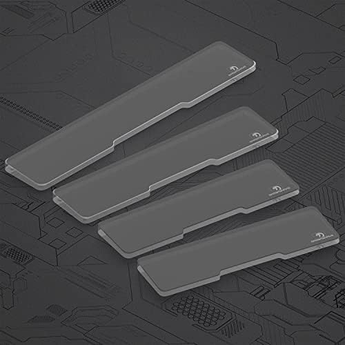 Acrylic Keyboard Wrist Rest - TENKEYLESS (TKL) 80% Keyboard- Mechanical Keyboards Ergonomic Palm Rest for Computer Keyboard,Anti-Slip Base,Wrist Pad for Laptop,Office & Home-Easy Typing - Image 7