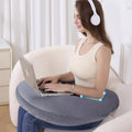 Reading Pillow for Gaming, Lap Desk Pillow Crochet Pillow Ergonomic Arm Support for Sitting in Bed or Couch, Pain Relief and Fatigue for Gaming, Reading, Crocheting, Playing & Working by AHUAWA