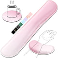 Gimars Upgrade Enlarge Silky Gel Memory Foam Keyboard Wrist Rest, Wrist Rest for Computer Keyboard, Ergonomic Mouse pad Rests for Typing Pain Relief, Wrist Support for Office, Gaming, Pink Gradient by Gimars