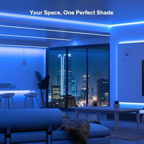 BTF-LIGHTING 5V USB COB LED Strip Lights 6.56FT Blue Color for TV - Image 4