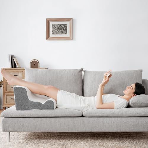ZerOra Reading Pillow for Sitting Up in Bed Rest, Lumbar Neck Support Pillow with Back Support, Home Bedroom Sofa Dorm Essentials for Sleeping Reading Gaming Foot Rest Floor Chair Cushion-White - Image 5